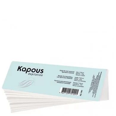 Kapous Depilation strip white 7*20cm, 100 pcs/pack